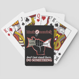 "Buck and Ballot" Speelkaarten (Zwart)