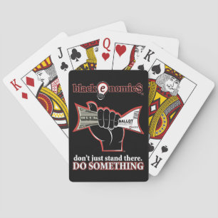 "Buck and Ballot" Speelkaarten (Zwart)
