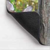 buck and do by carved hart on tree muismat (Hoek)