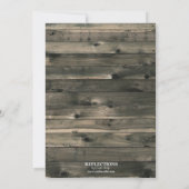 Buck and Doe Couples Wedding Shower Invitation Kaart (Achterkant)