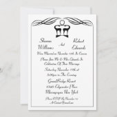 Buck and Doe Post Wedding Invitation Kaart (Voorkant)