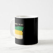 Buck Around Oregon Map Funny Wildlife Adventure Vi Koffiemok (Voorkant links)