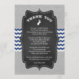 Buck Baby shower Bedankt voor je opmerking met ged