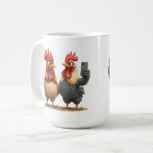 Buck & Bill "Cheesy Chicken" Selfies Koffiemok (Voorkant links)