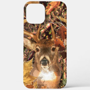 Buck Camouflage White Tail Deer iPhone 12 Pro Max Hoesje