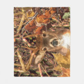 Buck Camouflage White Tail Deer Fleece Deken (Voorkant)