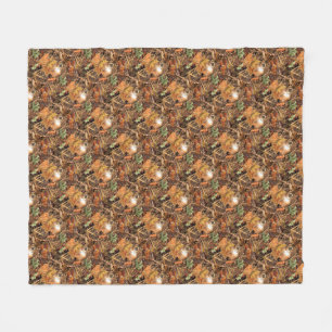 Buck Camouflage White Tail Deer Fleece Deken