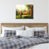 Buck Canvas Afdruk (Insitu (Slaapkamer))