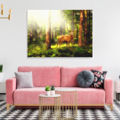 Buck Canvas Afdruk (Insitu (Woonkamer))