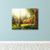 Buck Canvas Afdruk (Insitu (Houten vloer))