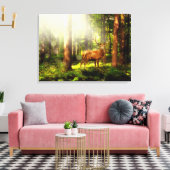 Buck Canvas Afdruk (Insitu (Woonkamer))
