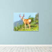 Buck Canvas Afdruk (Insitu (Houten vloer))