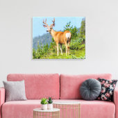 Buck Canvas Afdruk (Insitu (Woonkamer))