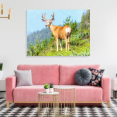 Buck Canvas Afdruk (Insitu (Woonkamer))