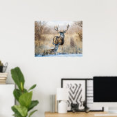 Buck Couple | Mule Deer Poster (Thuiskantoor)