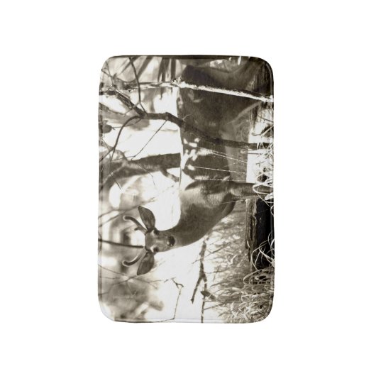 Buck Deer Bath Mat (Voorkant Verticaal)