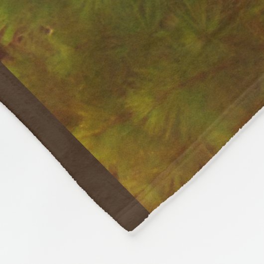 Buck Deer bij de bomen Fleece Deken (Hoek)