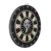 Buck Deer Bow Hunter Antlers Skull Sports Dartbord (Voorkant Links)