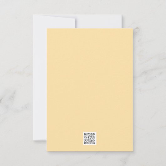 Buck Deer en Faith Art Flat Note Kaart (Achterkant)