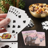 Buck Deer Funny Vraag-speelkaarten Pokerkaarten (Insitu)