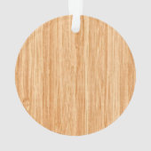 Buck Deer Head Wood Grain Style Decor Ornament (achterkant)