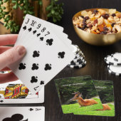 Buck Deer in woeste weide Personaliseren Pokerkaarten (Insitu)