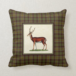  Buck Deer met Rustic Moss Herfst Pset Kussen