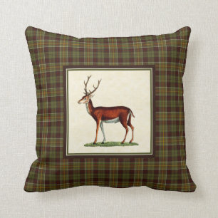  Buck Deer met Rustic Moss Herfst Pset Kussen
