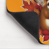 Buck Deer Omgeven Door Herfstbladeren Muismat (Hoek)