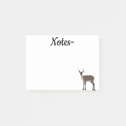 Buck Deer Post-it® Notes (Voorkant)