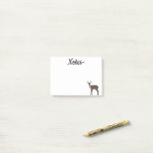 Buck Deer Post-it® Notes (Op bureau)