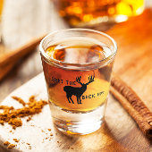 Buck Deer Silhouette Shot Glas