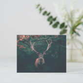 Buck Deer Wild Animal Briefkaart (Staand voorkant)