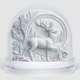 Buck Deer with With Poem  Snow Globe Sneeuwbol