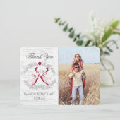 Buck en Doe Birch Foto Bedankt (Staand voorkant)