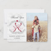 Buck en Doe Birch Foto Bedankt (Voorkant)