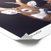 Buck en Doe Deer Poster (Hoek)