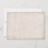 Buck en Doe kaartje en uitnodiging voor het vervoe (Achterkant)