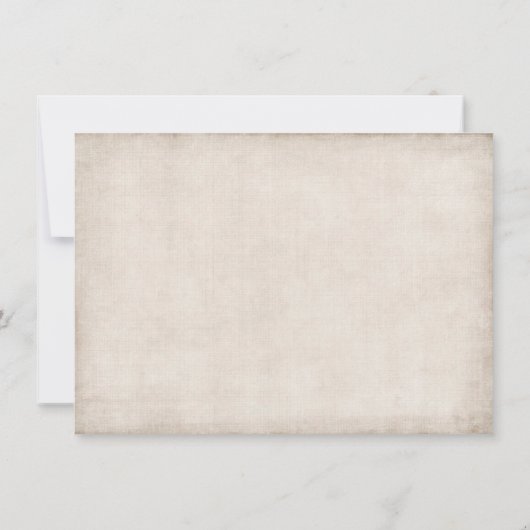 Buck en Doe kaartje en uitnodiging voor het vervoe (Achterkant)