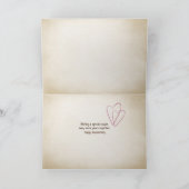 buck en doe mee met drie jaar hart kaart (Binnen)