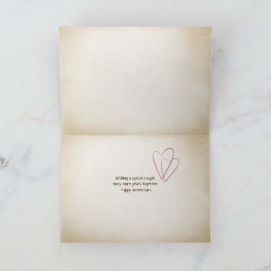 buck en doe mee met drie jaar hart kaart (Binnen)