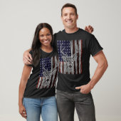 Buck en Flag T-shirt (Unisex)