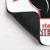 "Buck en Stembiljet" Standaard Muismat (Wit) (Hoek)