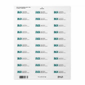 Buck Etiket (Full Sheet)