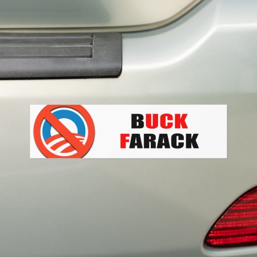 Buck Farack Bumpersticker (Op auto)