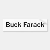 Buck Farack Bumpersticker (Voorkant)