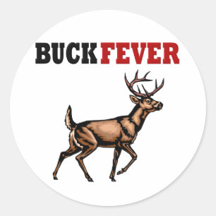 BUCK FEVER RONDE STICKER