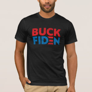 Buck Fiden F Biden pro Trump 2024 verkiezing T-shirt