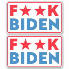 Buck Fiden grappigs anti Biden pro Trump Sticker