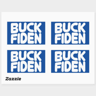 Buck Fiden Rechthoekige Sticker